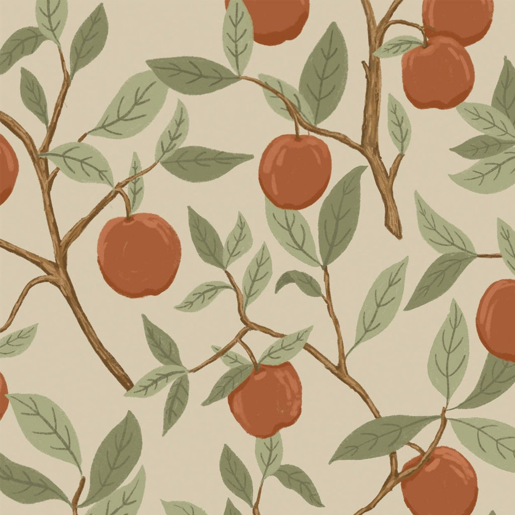 Nursery Wallpaper Apples