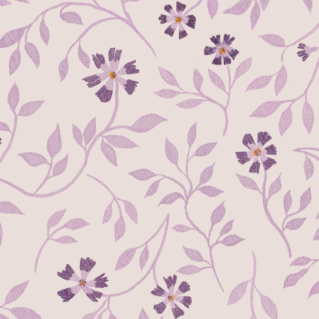 wallpaper flowers lilac pink nursery girls room wallpapers for kids children