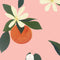 Fondo de pantalla de acero Atelier Florentino - naranjas rosa