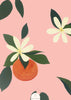 Wallpaper Atelier Florentine - Oranges Pink