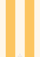 Nursery wallpaper, kids decor with yellow stripes, striped wallpaper for children