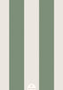 Children's wallpaper striped green, removable wallpaper stripes kids
