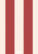 Fondo de pantalla Atelier Florentine - Classic Stripes Red