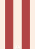 Nursery wallpaper, kids decor with red stripes, striped wallpaper for children