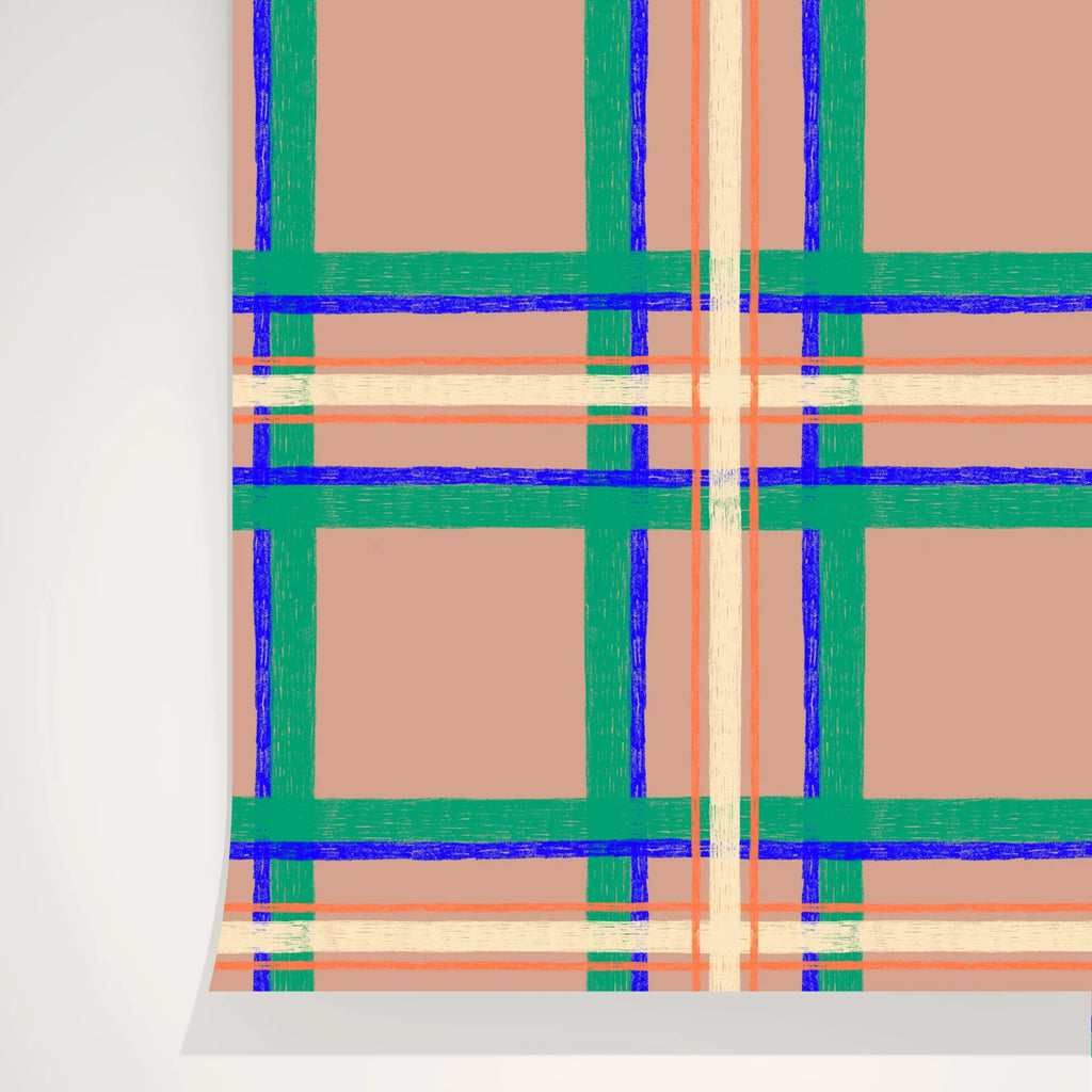 Tapetenmuster Season Paper - Étoffe terre