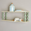 Bibiola Shelf XL Bloomingville Mini grote wandplank beige groen golvend