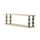 Bibiola Shelf XL Bloomingville Mini grote wandplank beige groen golvend