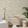 Wallpaper for kids, nursery, candy, girls room, children's wallpapers, sweet, peel & stick, vinyl, non-woven