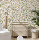 Wallpaper for kids, nursery, candy, girls room, children's wallpapers, sweet, peel & stick, vinyl, non-woven