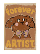 StudioLoco Forever Artist Kunstdruck – Labradoodle Poster für das Kinderzimmer