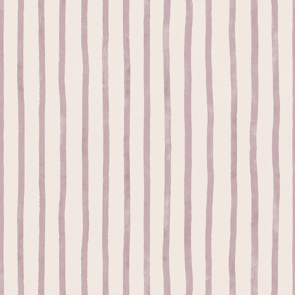 Tapetenmuster Summer Gray Atelier Stripe, Sketch - Amethyst