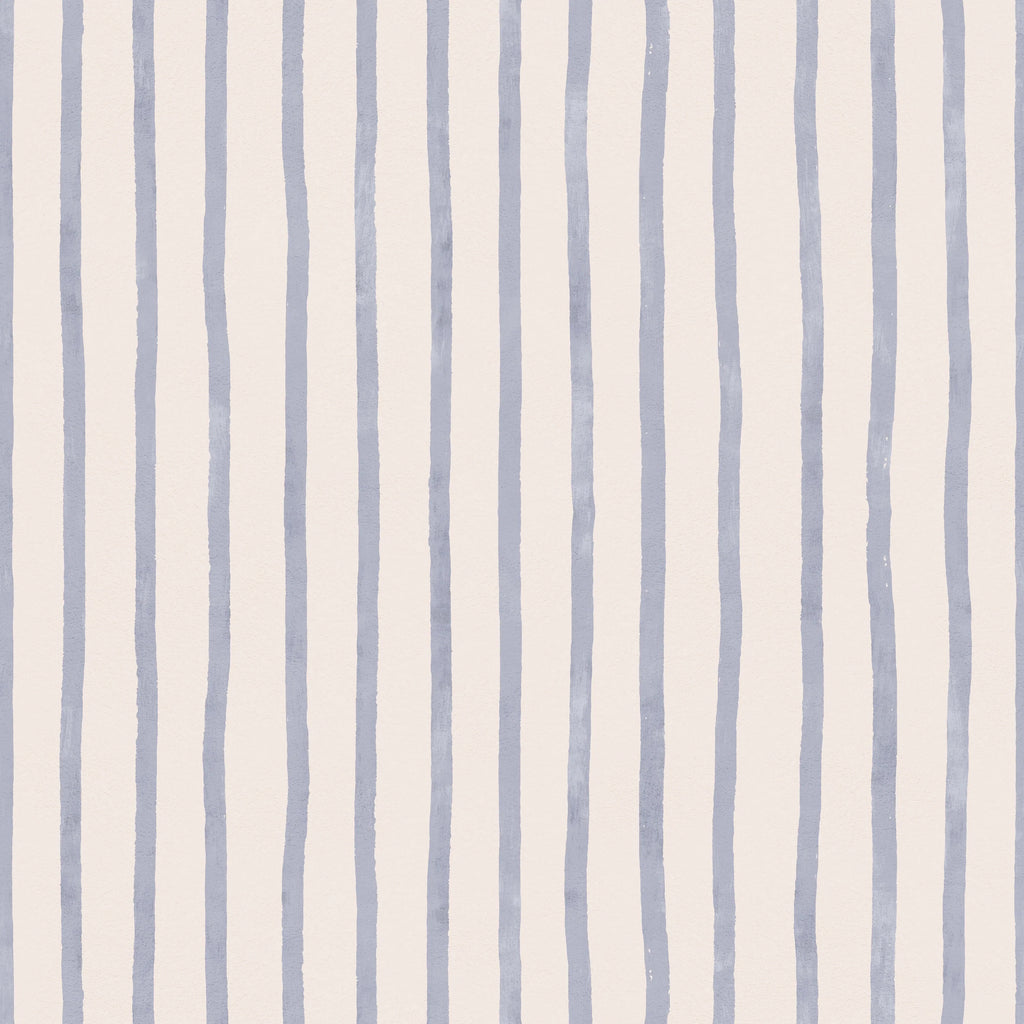 Campione carta da parati Summer Gray Atelier Stripe, Sketch - Sky