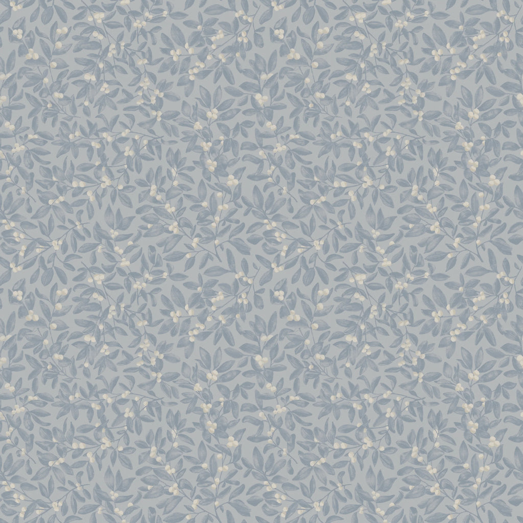 Junia Nordic Grey – behang met bladeren van Summer Gray