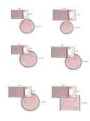 Tapis Petit Vloerkleed Rond - Sara Pink