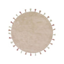 Tapis Petit Vloerkleed Rond - Sara Pink