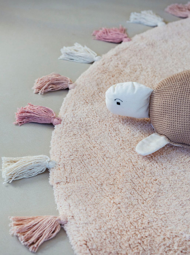 Tapis Petit Vloerkleed Rond - Sara Pink