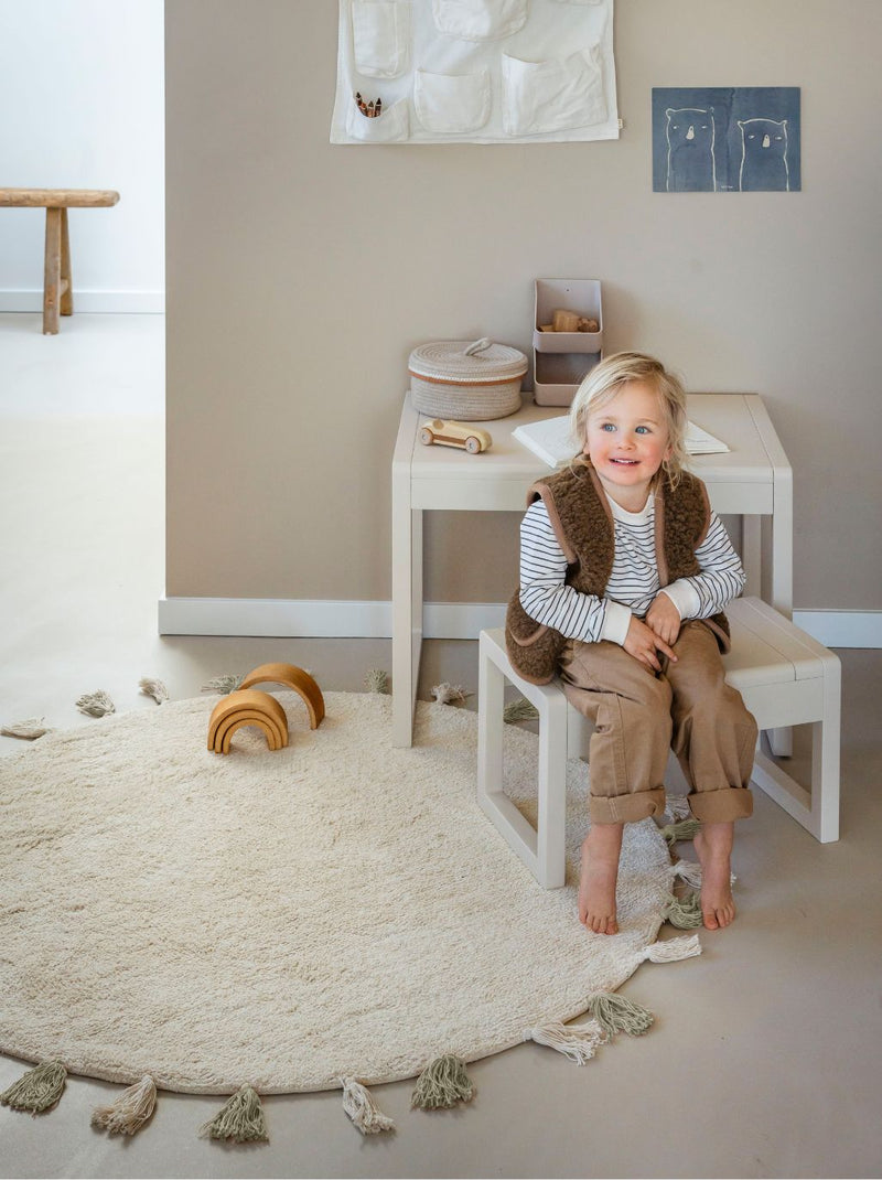 Tapis Petit Teppich Round - Sara Natural