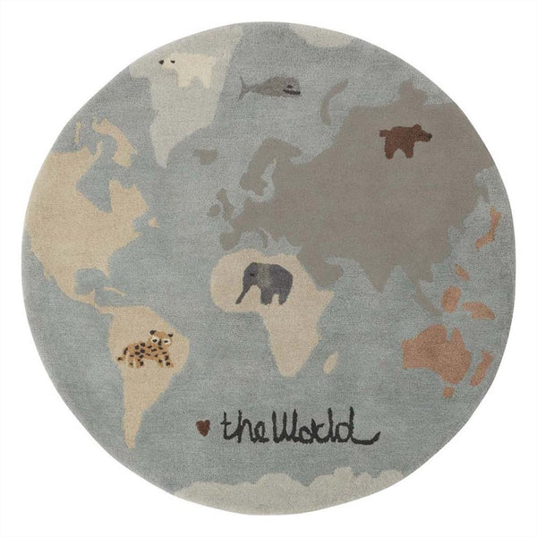 Oyoy Mini - The World Tufted Round Carpet