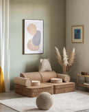 Wigiwama Settee Modular Speelbank - Toffee