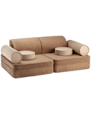 Wigiwama Settee Modular Speelbank - Toffee
