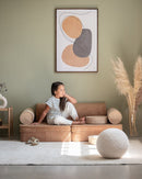 Wigiwama Settee Modular Speelbank - Toffee