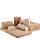 Wigiwama Settee Modular Speelbank - Toffee