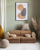 Wigiwama Settee Modular Speelbank - Toffee