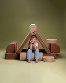 Wigiwama Settee Modular Speelbank - Toffee