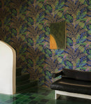 Tres Tintas Wallpaper - Guacamayos Cobalto