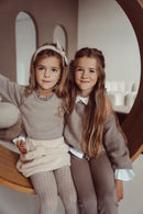 Due etichette - due in una gonna di bacche - Taupe