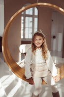 Due etichette - due in una gonna di bacche - Taupe