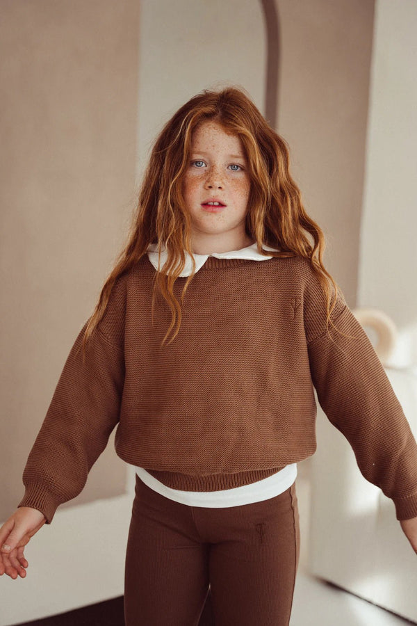 Two you label - Noah knitted sweater - Brown