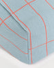 Nobodinoz Sessel Sitzsack – Kinder-Sitzsack in Blue Red Grid