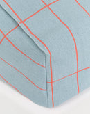 Nobodinoz Sessel Sitzsack – Kinder-Sitzsack in Blue Red Grid