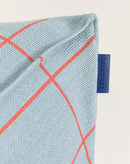 Nobodinoz Sessel Sitzsack – Kinder-Sitzsack in Blue Red Grid
