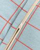 Nobodinoz Sessel Sitzsack – Kinder-Sitzsack in Blue Red Grid
