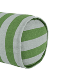 Nobodinoz - Vibes collection - Roll cylinder pillow - Green blue stripe