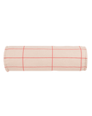 Nobodinoz - Vibes collection - Roll cylinder pillow - Pink Red Grid