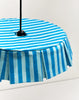 Blauw gestreepte lampenkap | Nobodinoz Vibes Blue Stripes (Ø 40 cm)