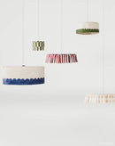 Nobodinoz - Vibes Collection - Lampenkap Maroon Stripes Durchmesser. 40 cm