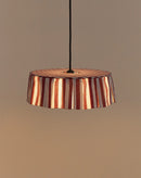 Nobodinoz - Vibes Collection - Lampenkap Maroon Stripes Durchmesser. 40 cm