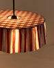 Nobodinoz - Vibes collection - Lampshade Maroon Stripes diam. 40cm