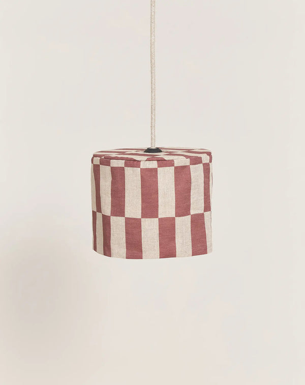 Nobodinoz - Vibes collectie - Lampenkap Maroon Tiles diam. 20cm