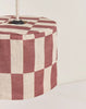 Nobodinoz - Vibes collection - Lampshade Maroon Tiles diam. 20cm