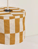 Nobodinoz - Vibes collection - Lampshade Mustard Tiles diam. 20cm