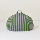 Nobodinoz - Vibes collectie - Ronde Zitzak - Green/Blue stripes