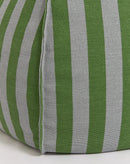 Nobodinoz - Vibes collectie - Ronde Zitzak - Green/Blue stripes