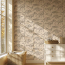 Pastelowe Love Behang Dino's - Beige