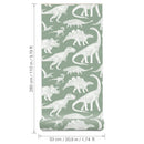 Pastelowe Love Wallpaper Dino's - Matcha