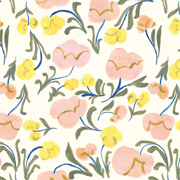 Wallpaper sample Minibeau - Boho Floral